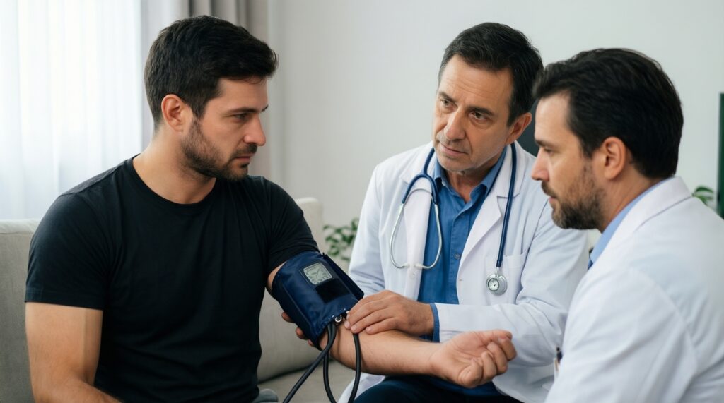 Профилактика инфаркта и инсульта при гипертонии: цели по давлению, липидам и образу жизни - иллюстрация