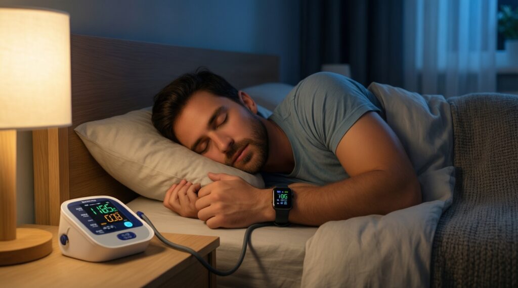 Сон и давление: как недосып и апноэ повышают риски для сердца и сосудов - иллюстрация