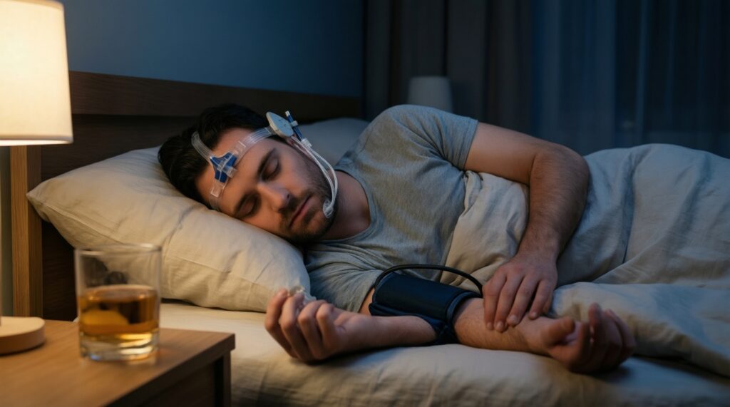 Сон и давление: как недосып и апноэ повышают риски - иллюстрация