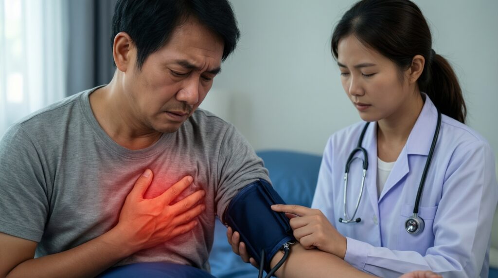 Гипертонический криз: симптомы, первая помощь и что нельзя делать - иллюстрация