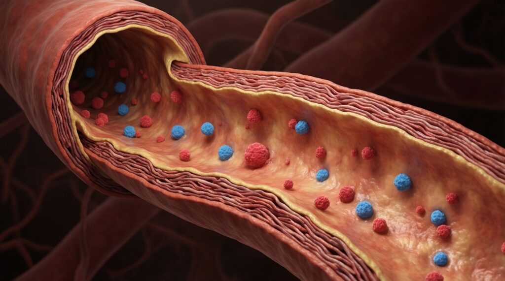 Холестерин, атеросклероз и давление: как сосуды 