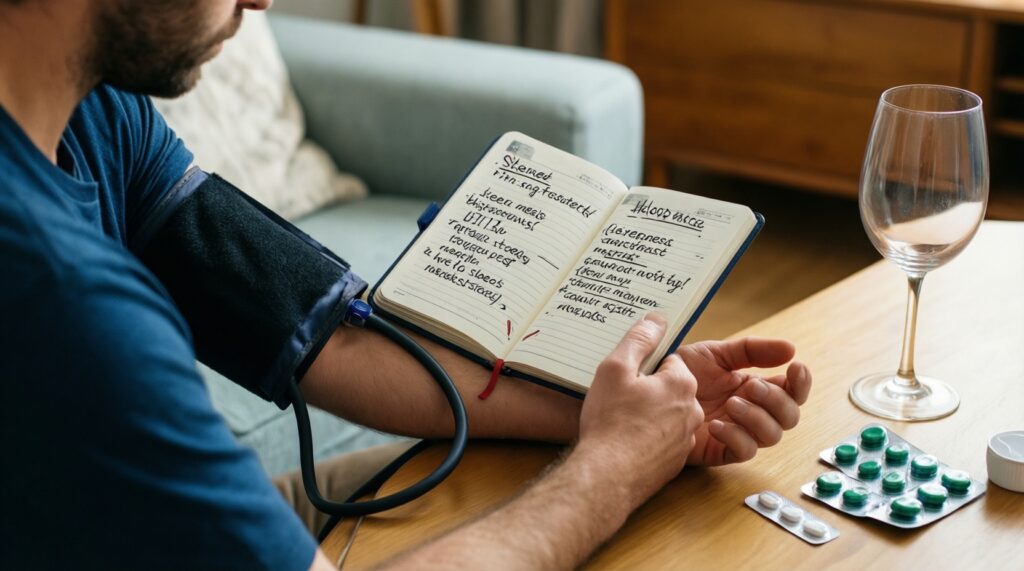 Алкоголь и давление: краткосрочный эффект vs долгосрочные риски для сосудов - иллюстрация