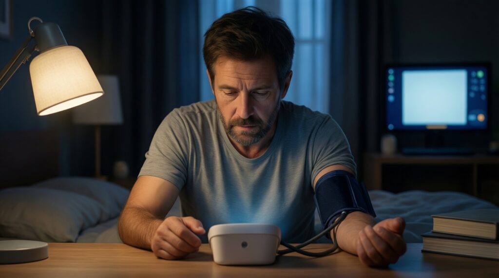 Стресс и гипертония: роль кортизола, сна и привычек восстановления - иллюстрация