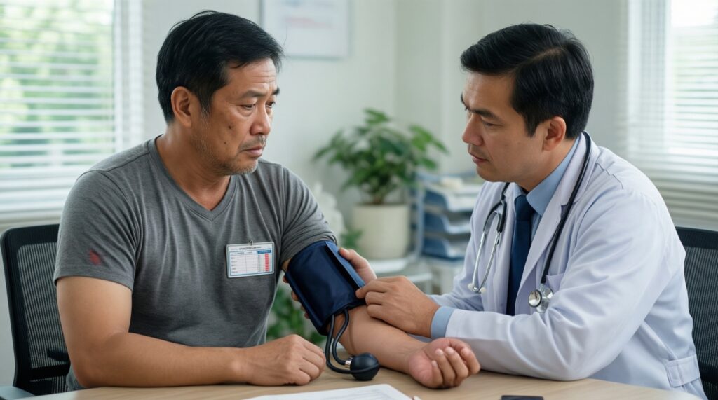 Сон и давление: как апноэ и недосып повышают риск гипертонии - иллюстрация