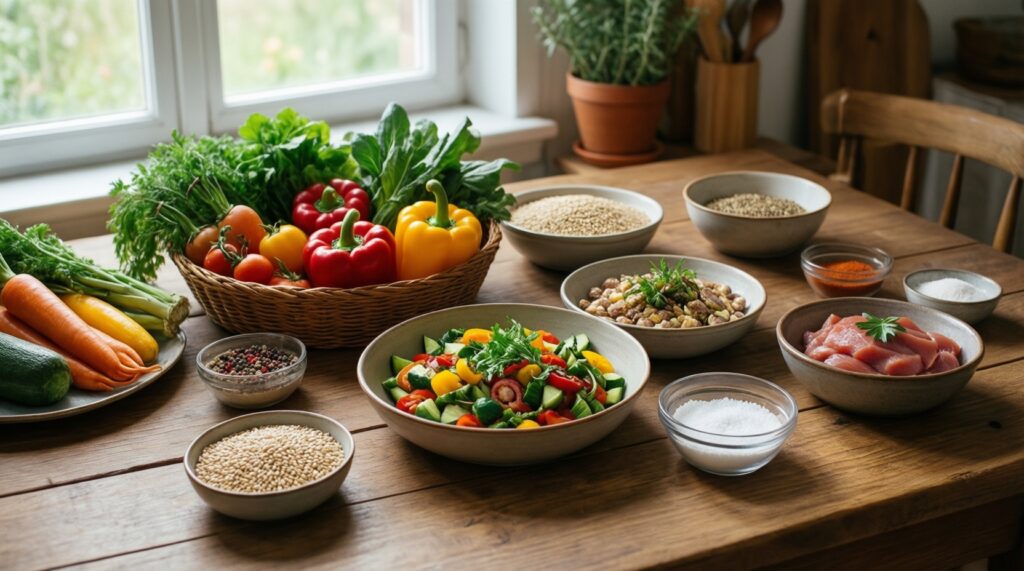 Питание по DASH и средиземноморской диете: практическое меню для контроля АД - иллюстрация