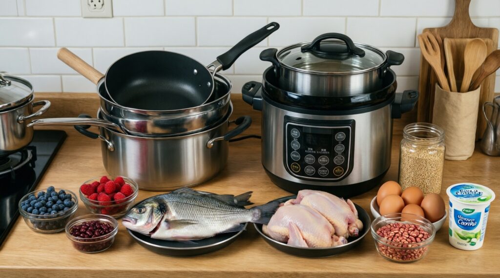 Питание по DASH и средиземноморской диете: практическое меню для контроля АД - иллюстрация