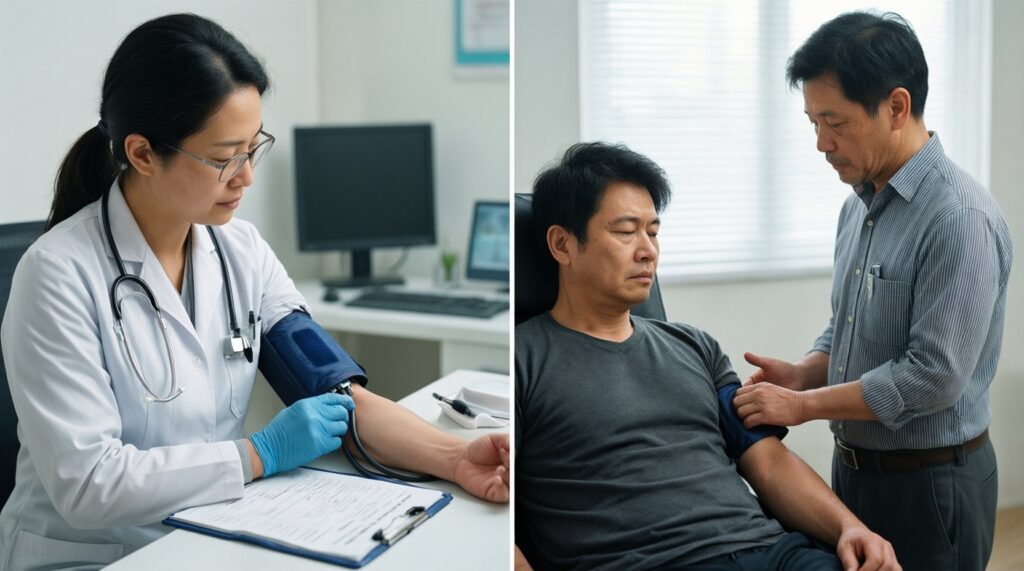 Ортостатическая гипотония: головокружение при вставании и способы профилактики падений - иллюстрация