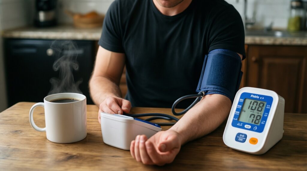 Кофеин и давление: кому можно кофе, а кому лучше ограничить - иллюстрация