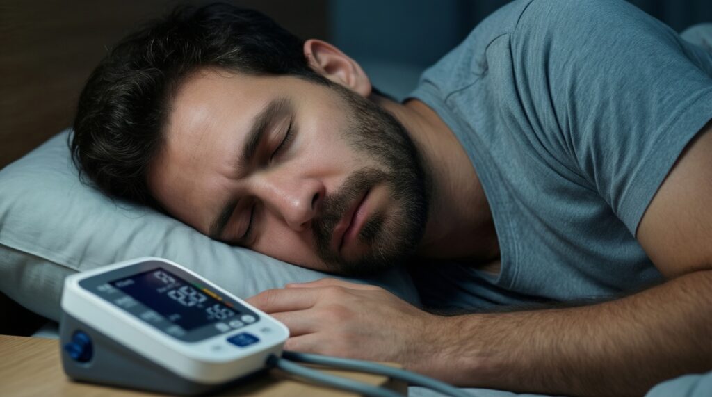 Сон и давление: роль апноэ сна, недосыпа и режима дня - иллюстрация